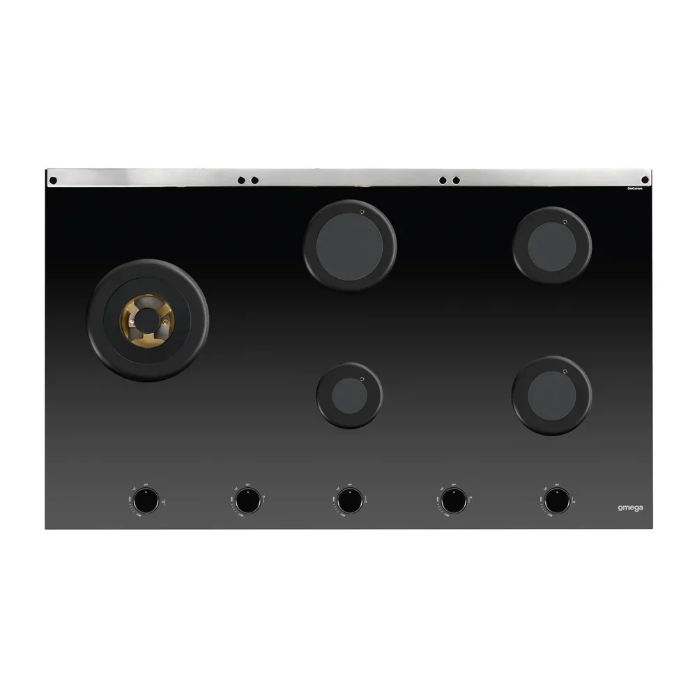 Omega 90cm Gas on Ceramic Glass Cooktop - Image 5