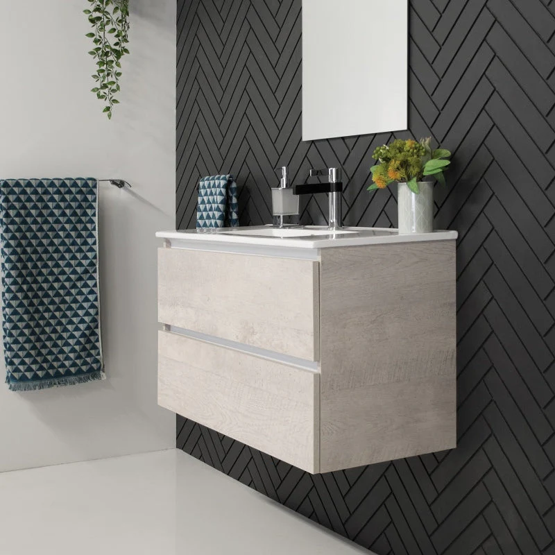 ADP Glacier Ensuite All-Drawer Twin Wall Hung Vanity & Moulded Top - Pro - Image 3