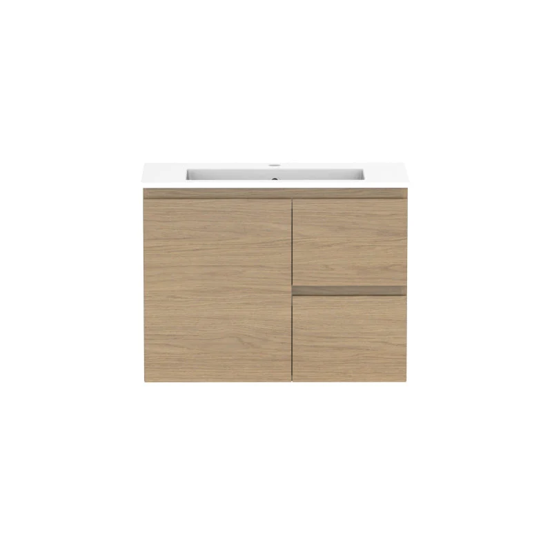 ADP Glacier Ensuite Door & Drawer Twin Wall Hung Vanity & Moulded Top - Lite - Image 5