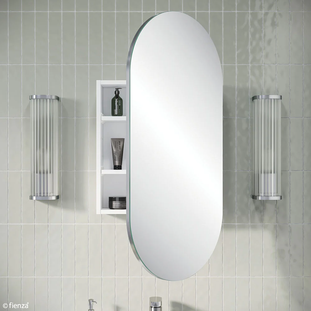 Fienza Pill Mirror Cabinet, 450 x 900mm - Image 3