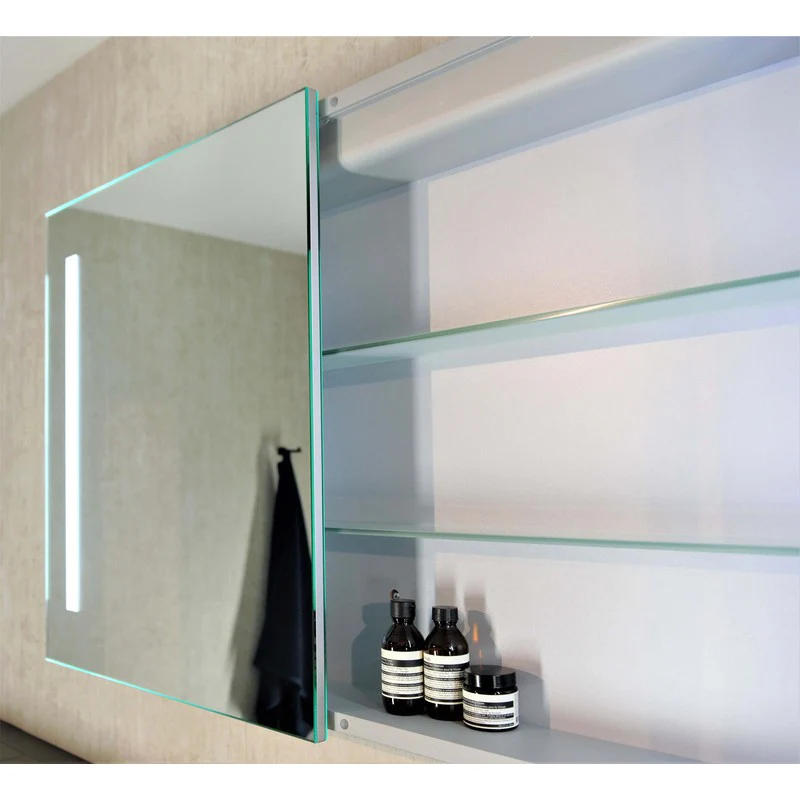 Remer Amber Shaving Cabinet with Frontlit LED Light - Image 4