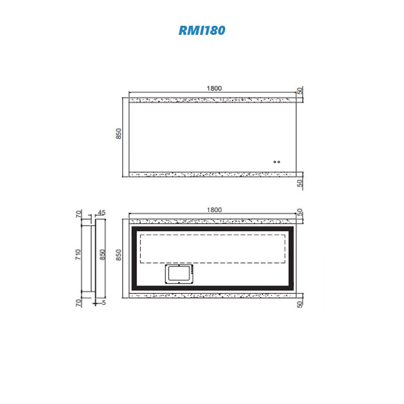 Remer Miro LED Mirror with Demister - Image 7