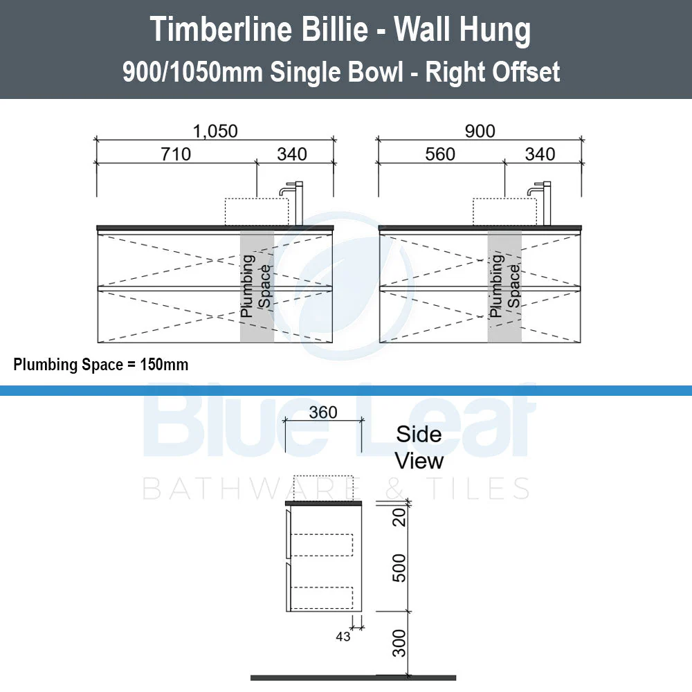 Timberline Billie Wall Hung Vanity - Image 8
