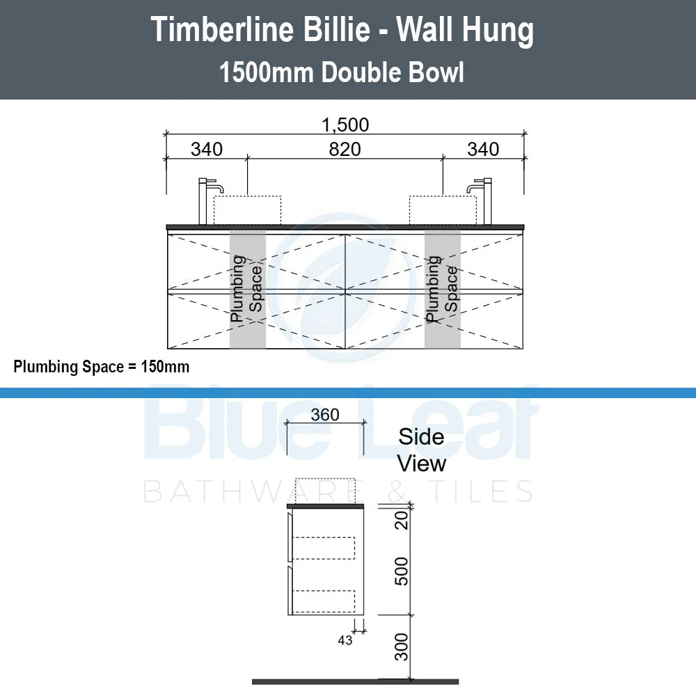 Timberline Billie Wall Hung Vanity - Image 9