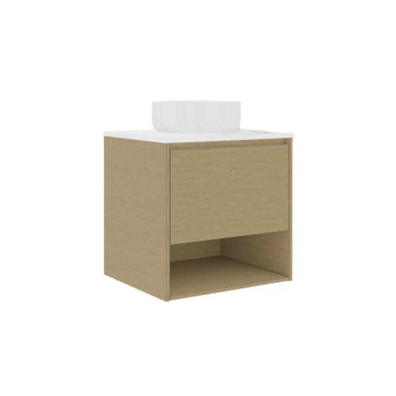 Timberline Kansas Wall Hung Vanity - Slab Top - Image 3