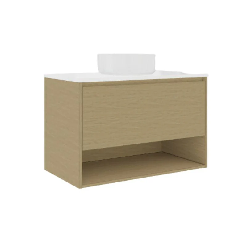 Timberline Kansas Wall Hung Vanity - Slab Top - Image 5