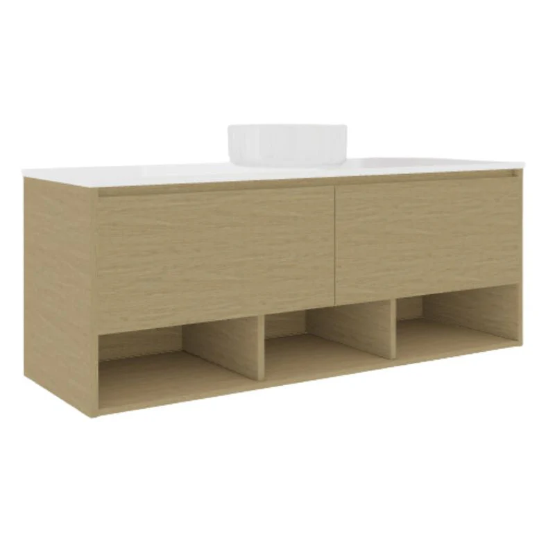 Timberline Kansas Wall Hung Vanity - Slab Top - Image 8