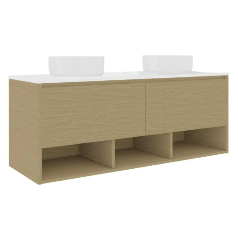 Timberline Kansas Wall Hung Vanity - Slab Top - Image 9